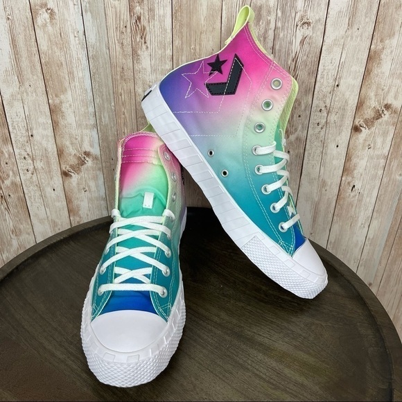 Converse CTAS Hi Top Barely Volt Fade Sneaker Size 11.5 Men